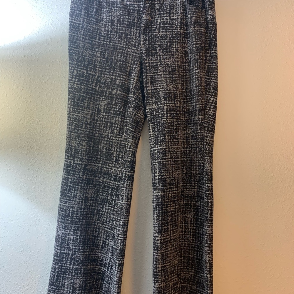 Torrid Black and Light Gray Textured Pants, 14R